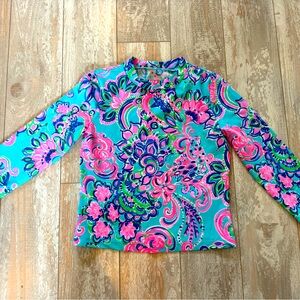 Girls Lilly Pulitzer Swim shirt. Size 8. Shirt only.